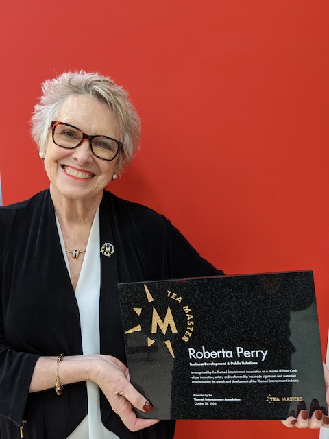 Roberta Perry awarded TEA Master Roberta Perry awarded TEA Master